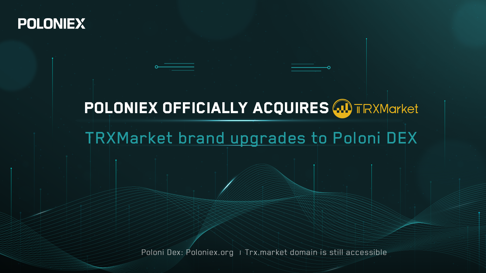 Poloniex Acquires Justin Sun’s Decentralized Exchange, TrxMarket DEX