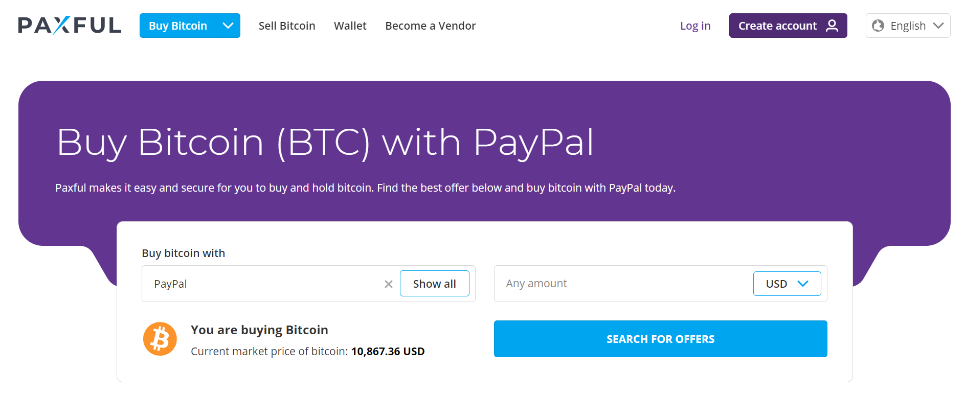 can you purchase bitcoins with paypal